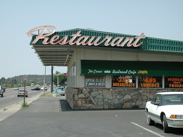 The Crown Railroad Cafe is where I first realized fragments of Route 66 still exist, and my fascination with it blossomed.