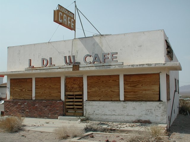 Ludlow Café in the Mojave Desert