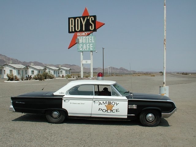 Roy's Motel and Café in Amboy, California