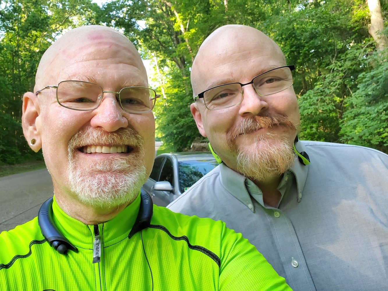 Bumped into a friend! Small world!