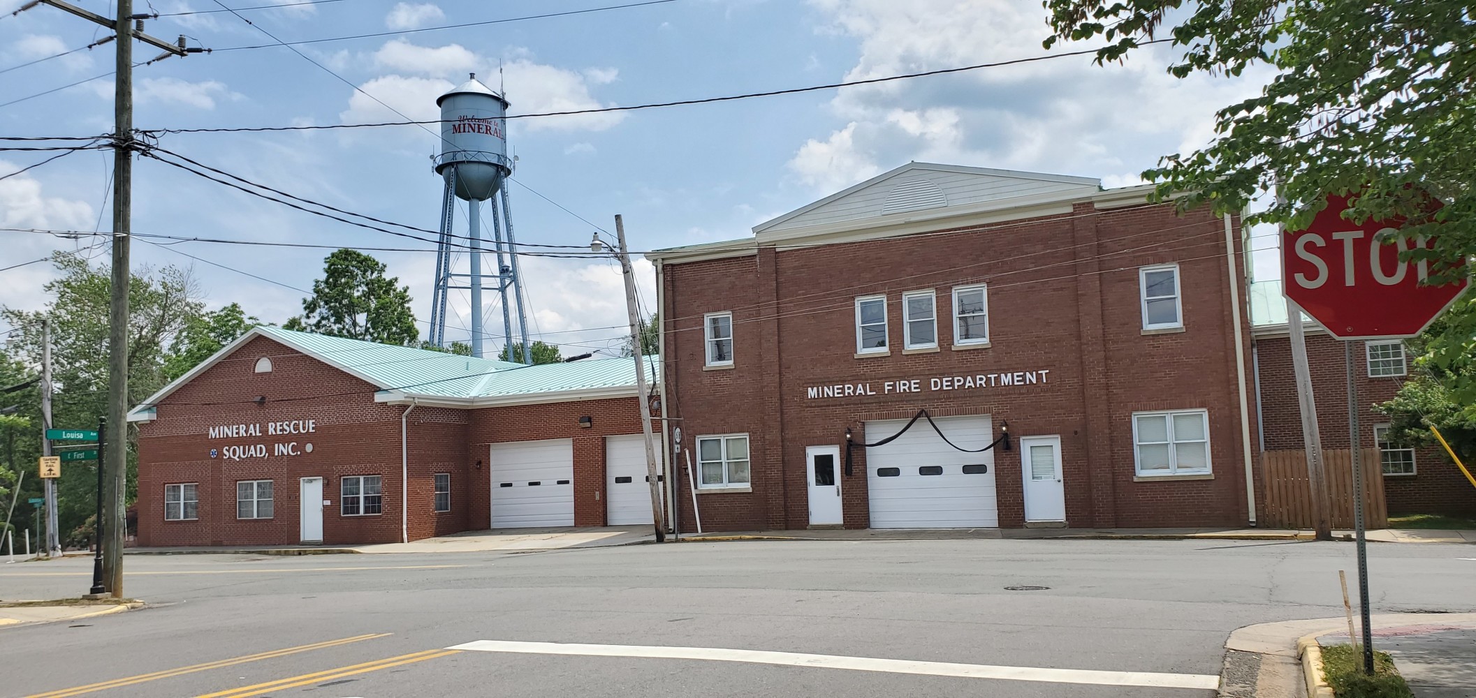 The Volunteer Fire Department that hosts bike tourists.