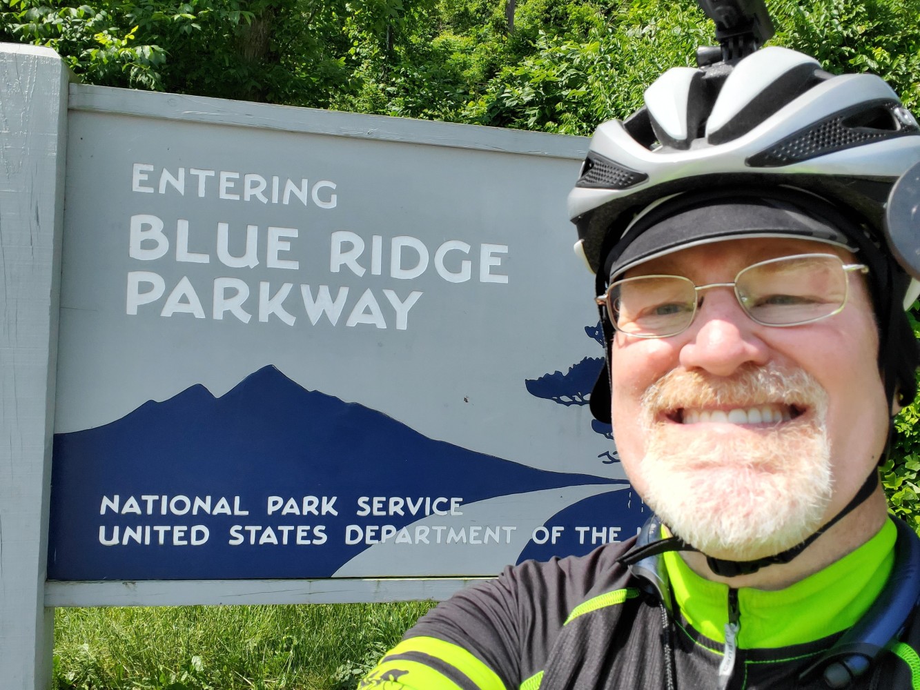 At the entrance to the Parkway