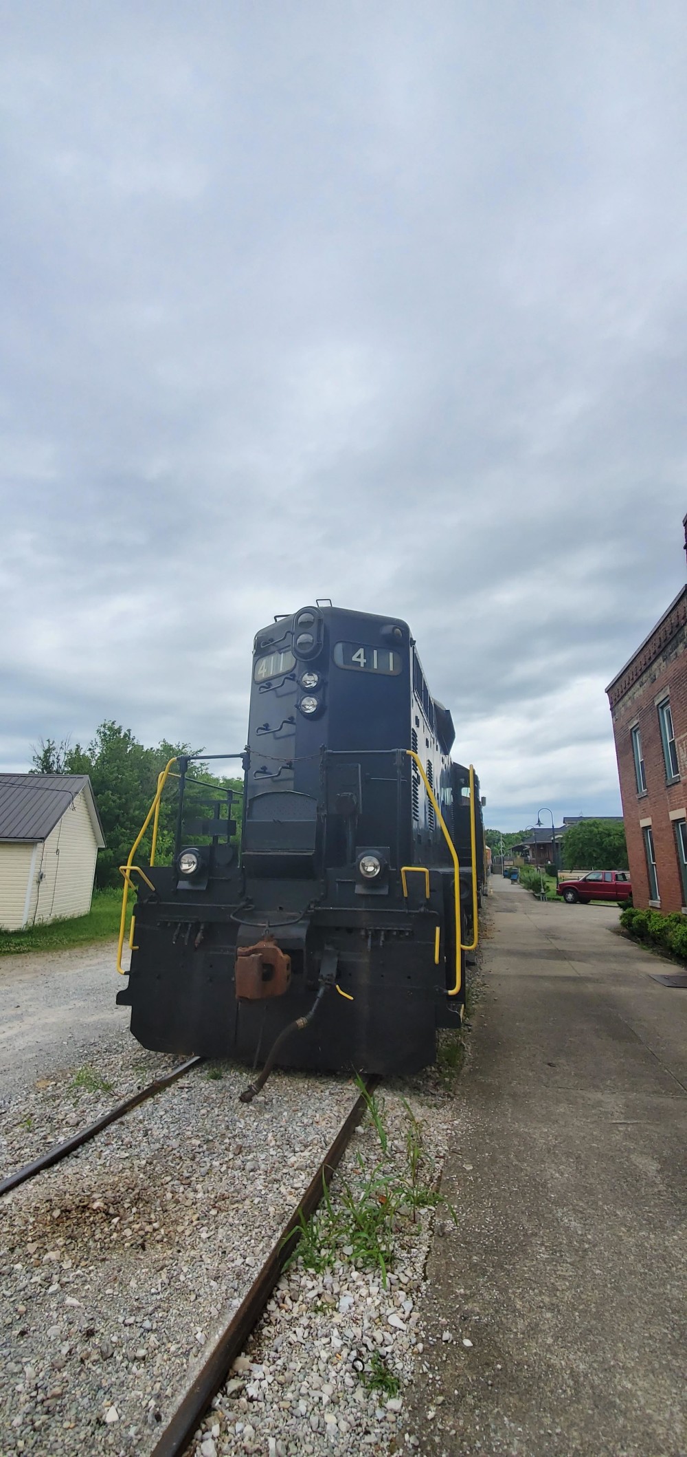 Train beside my BnB