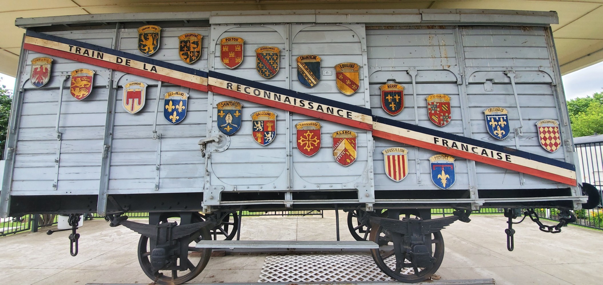 French Gratitude Train - https://en.wikipedia.org/wiki/Merci_Train