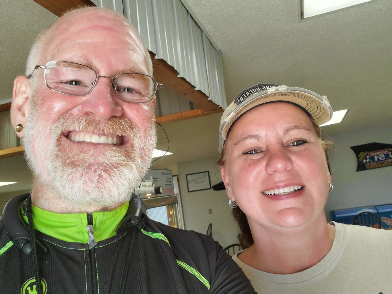 Dawn and me.