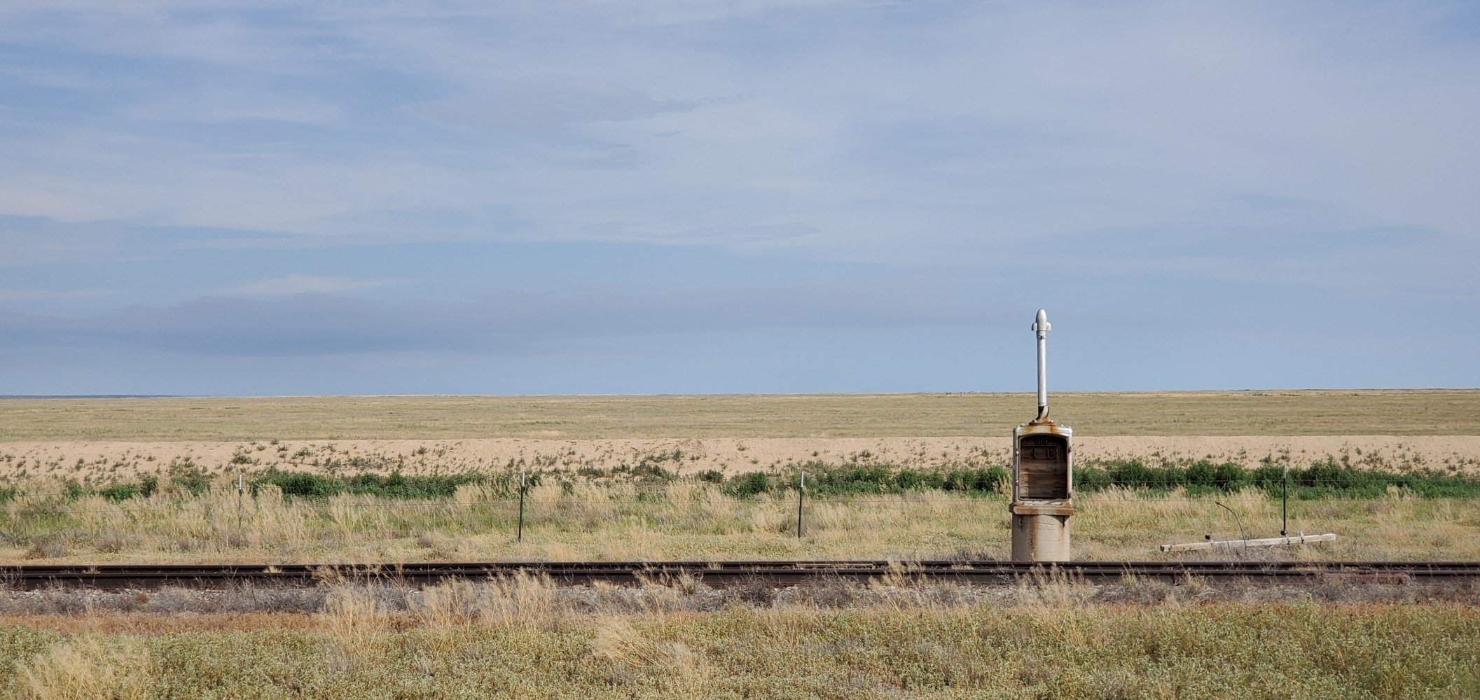 Railroad light housing.