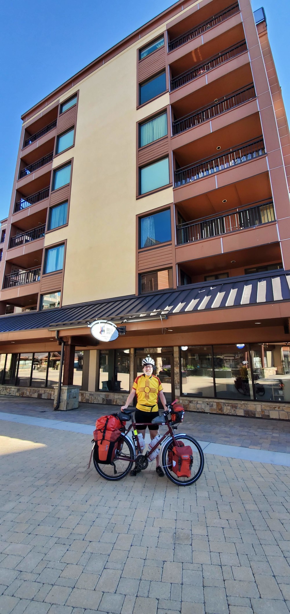 I moved to Breckenridge in the early 1980s to work construction. On this building! When I started, it was large hole in the ground, and I worked on it through completion. I also worked on an adjacent building. I stuck around for a couple more years and became a ski bum, but that's another story!
