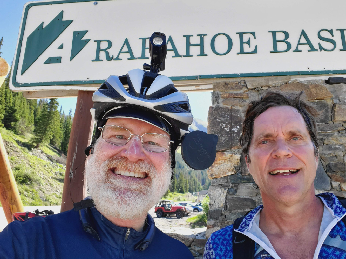 Tony and me at A Basin.