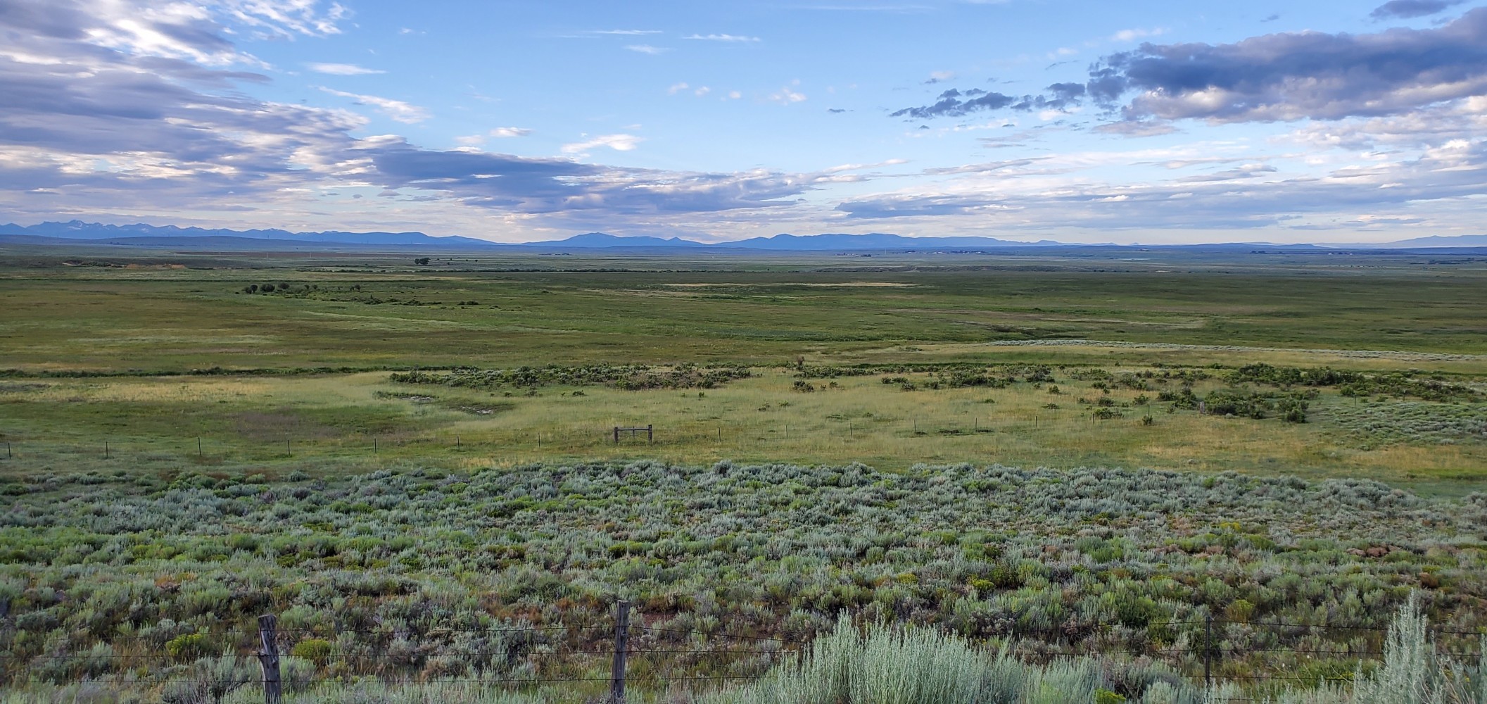 Nice, wide open view.