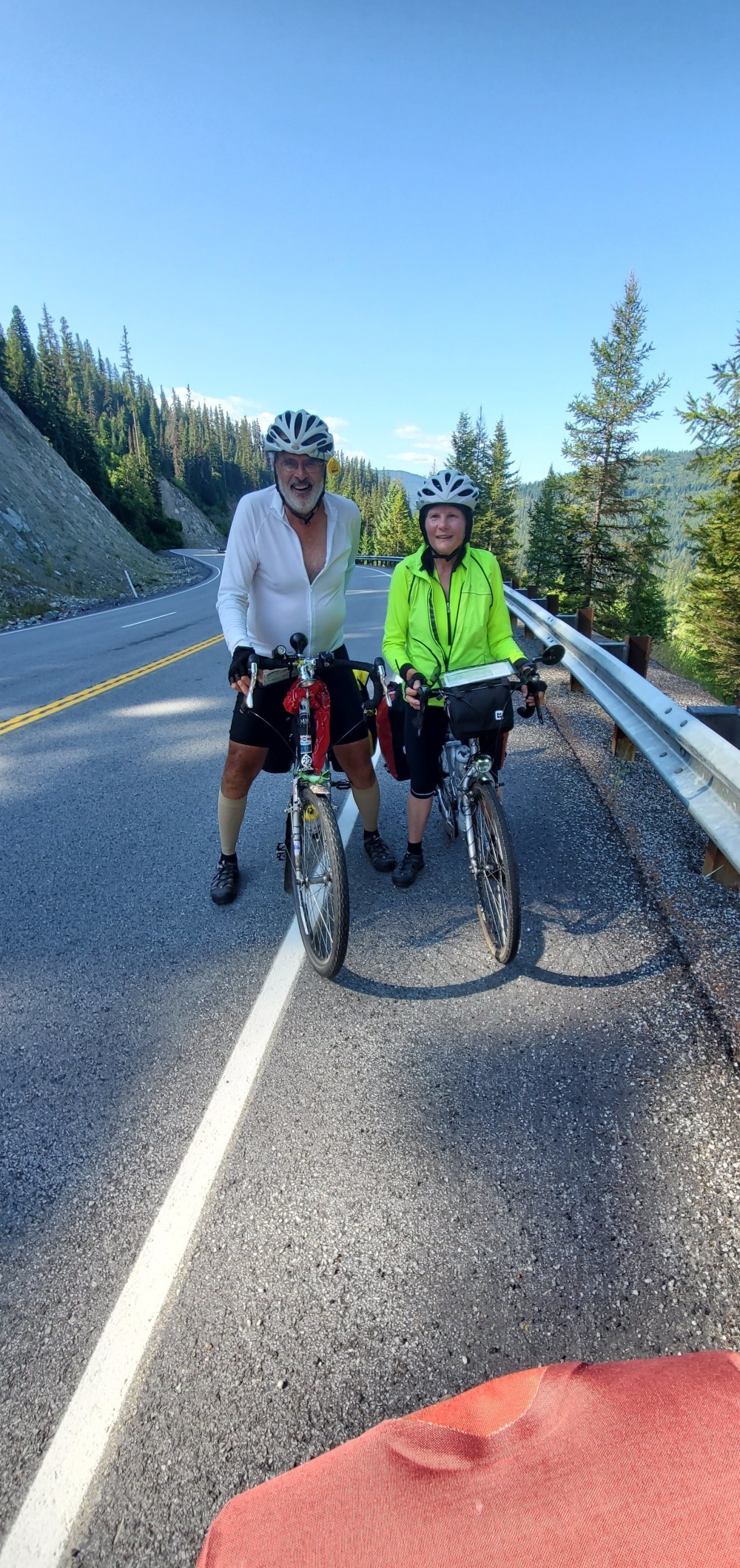 John (from the San Juan Islands) and Judy (from Seattle) are doing the Lewis and Clark Trail. Their blogs can be found here: John: https://exploringlewisandclarkroute.travel.blog and Judy: https://cyclinglc2019.wordpress.com