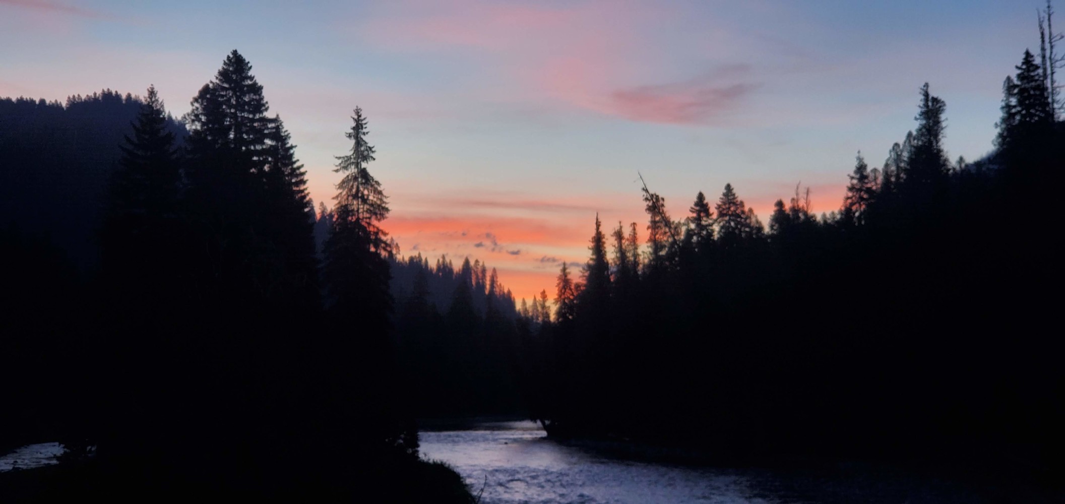 Dawn on the Lochsa River