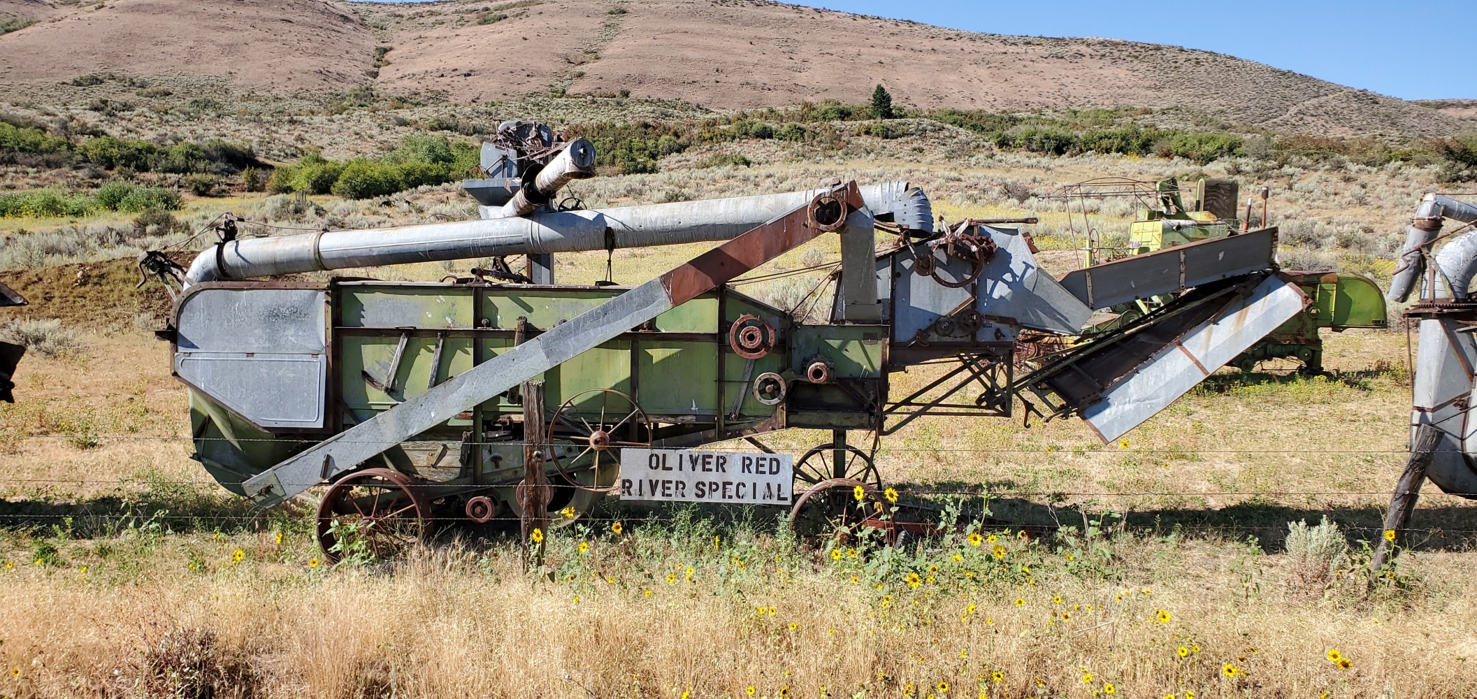 Antique harvester