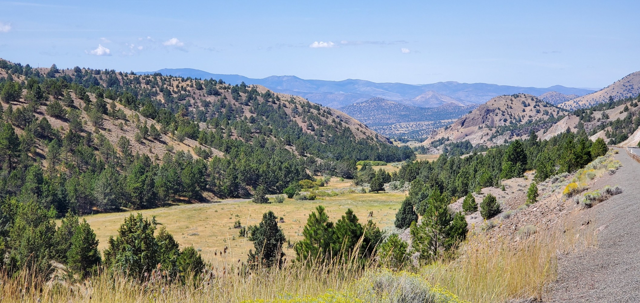The view from just below the summit.