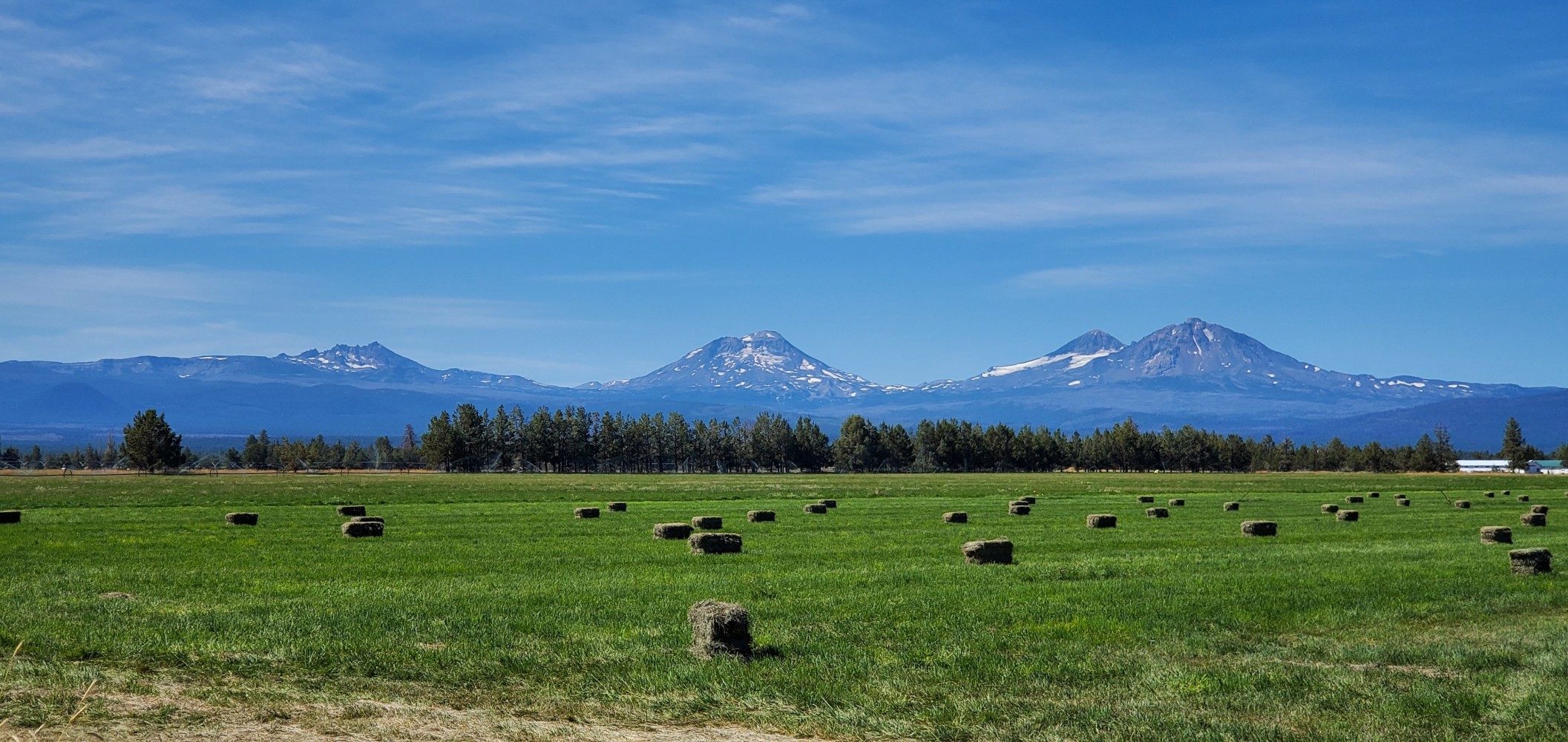 The Sisters (the one on the left isn't a sister, I believe). This is in front of the grumpy farmer's field.
