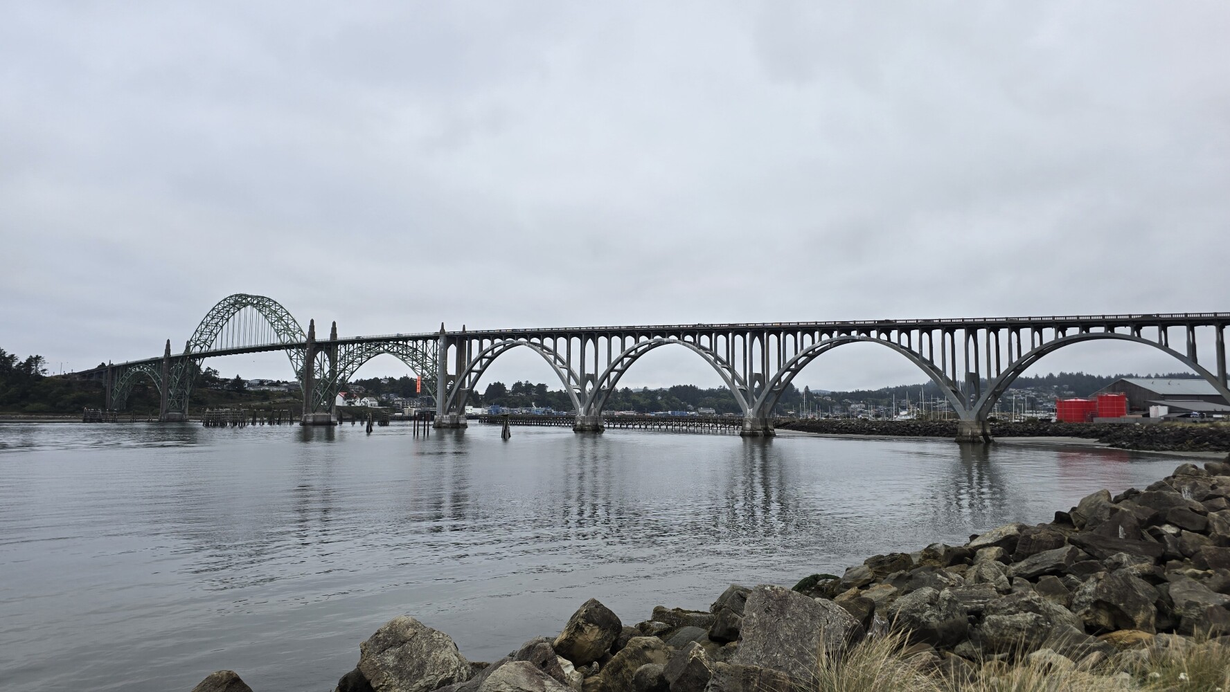Another awesome US 101 bridge, in Newport, Oregon