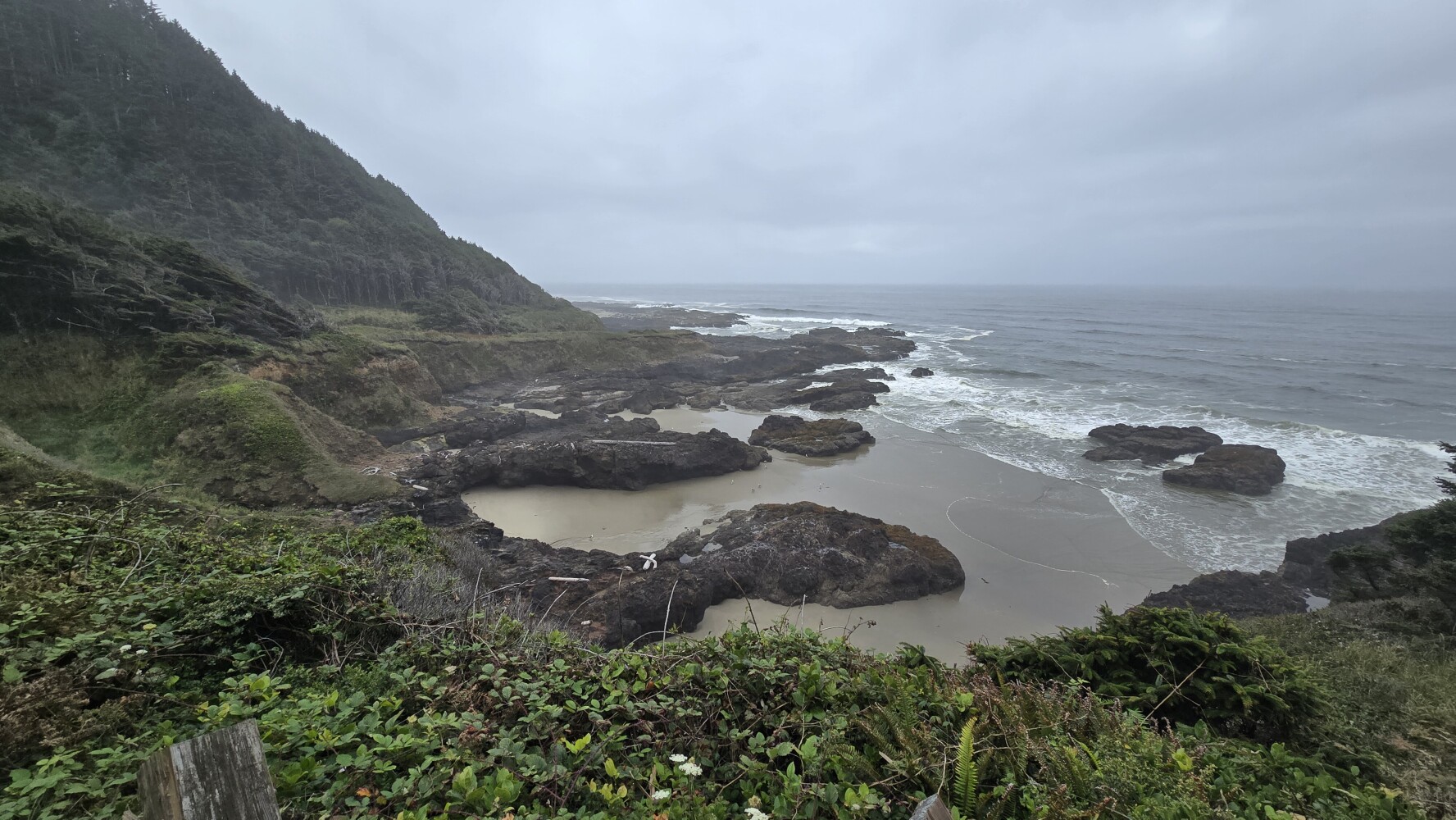 Rocky shore near Yachats