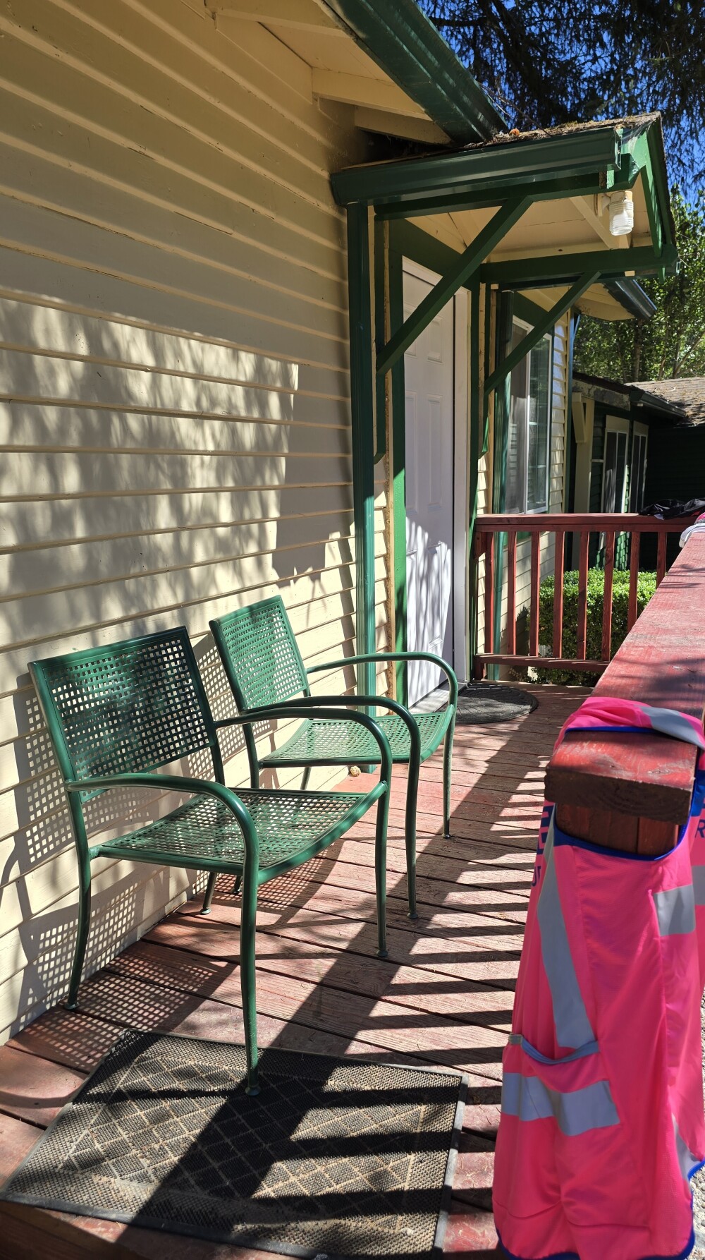 My porch on my little cabin