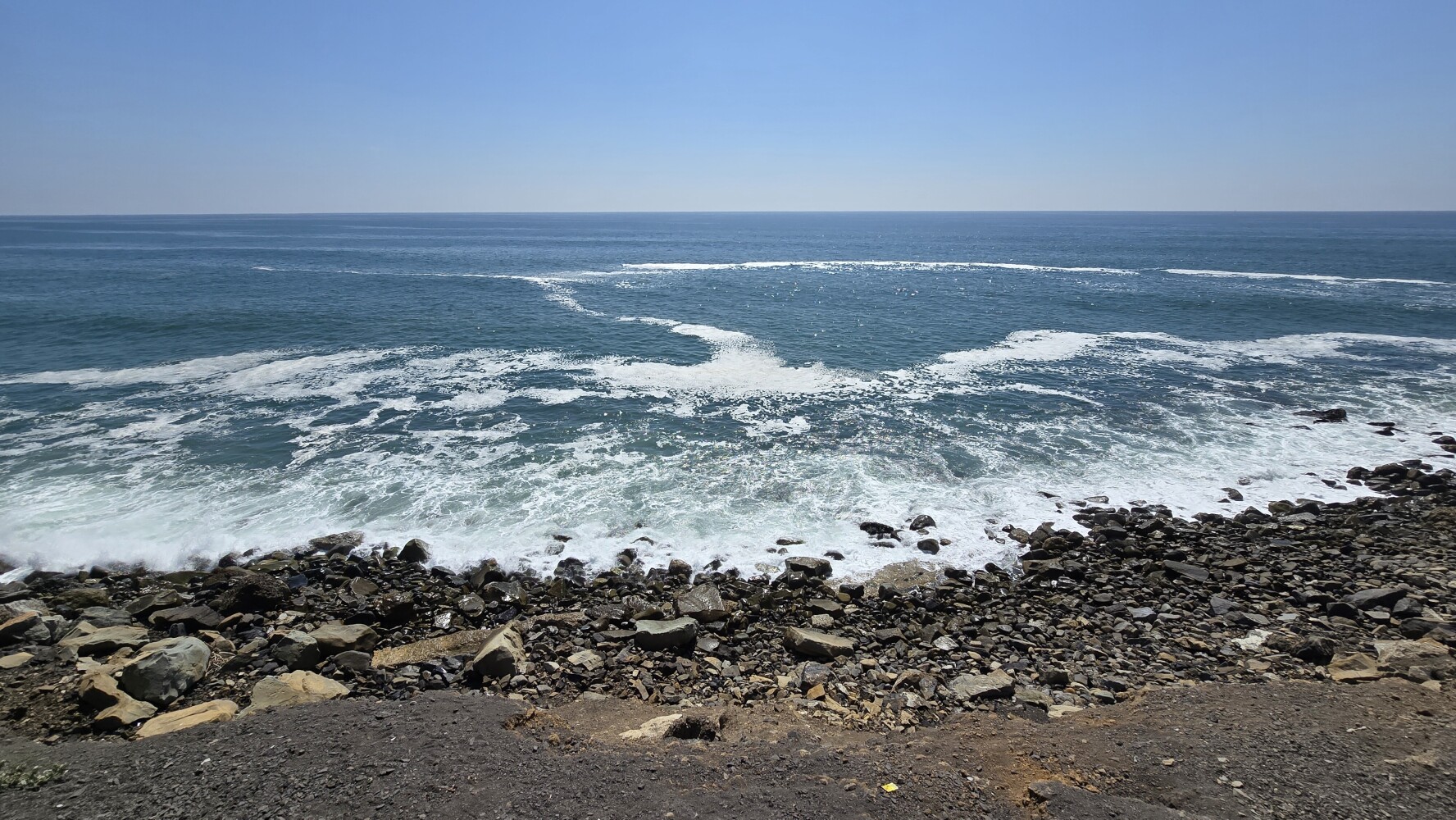 This was my view as I ate my frutas