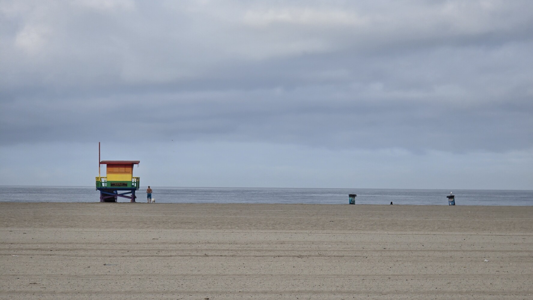 This was the only lifeguard shack painted like this