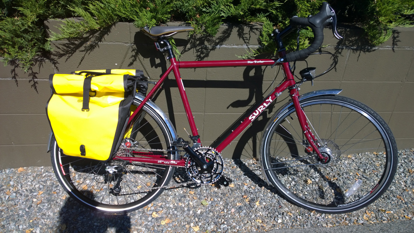 My brand-new Surly Disc Trucker in 2014